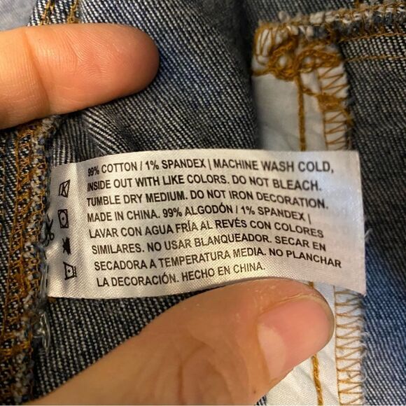 Saved By Grace So. Cal Harvest Threadfast Apparel Unisex denim jean jacket -S - Picture 7 of 9